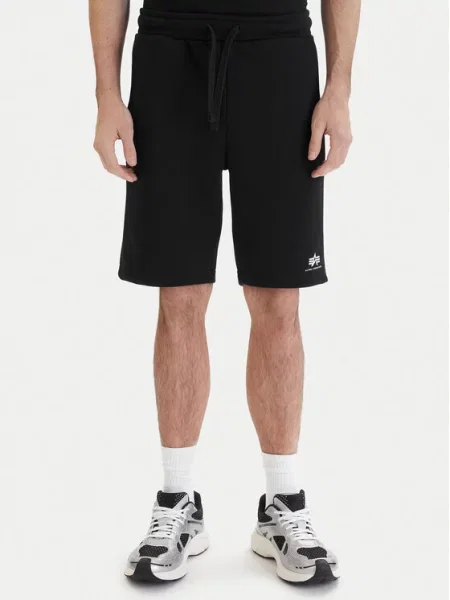 Шорти Alpha Industries Basic Small Logo II чорні