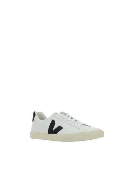 Buty męskie VEJA Esplar Logo Leather white/black białe