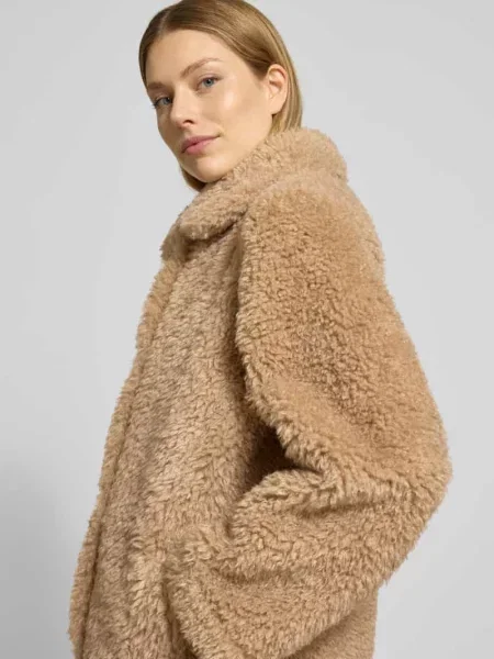 Płaszcz o kroju regular fit z futerka z wykładanym kołnierzem Jake*s Casual