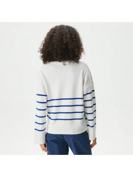 Lacoste Sweter Lacoste biały