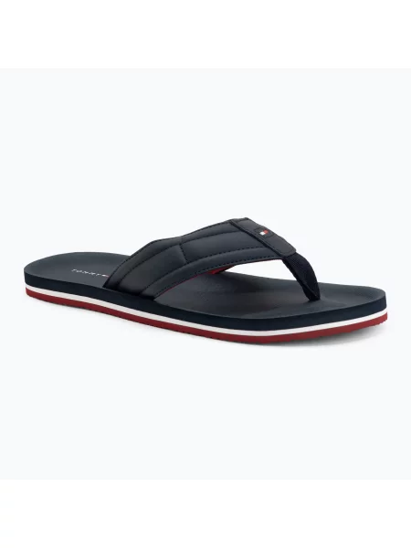 Мъжки джапанки Tommy Hilfiger Padded Beach desert sky синьо