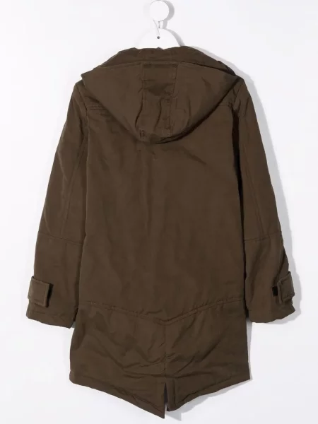 Parka dziecięca Les Hommes zielona