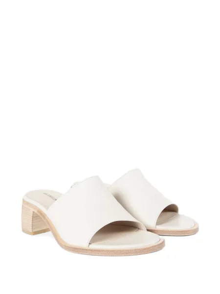 Sandale Ann Demeulemeester din piele alb