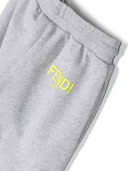Spodnie dziecięce Fendi szare