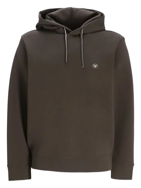 Hanorac cu glugă Emporio Armani verde