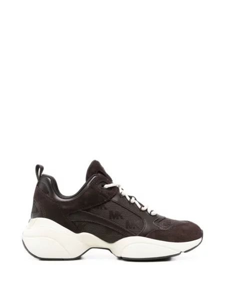 Sneakerși Michael Kors cu imagine maro