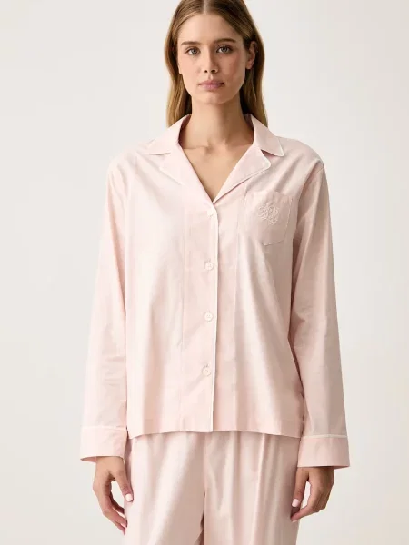 Lauren Ralph Lauren dvojdielne pyžamo dámske ružová