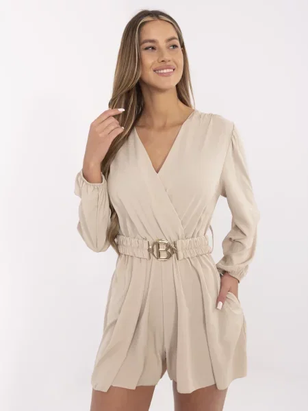 Salopetă Italy Moda bej