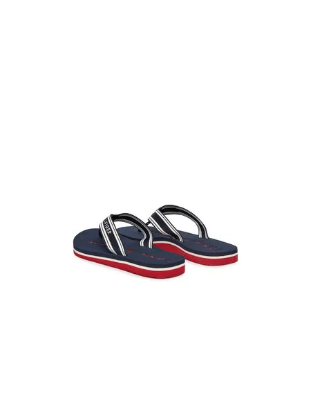 Žabky Tommy Hilfiger Webbing Summer Sandal rwb modré