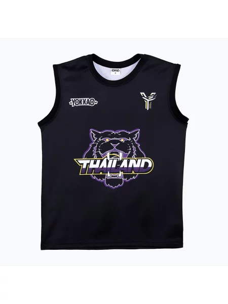 Тигровая обучение футболка Yokkao черная