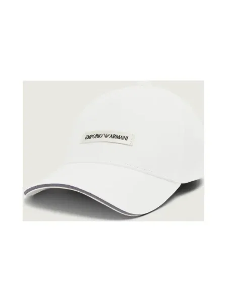 Emporio Armani Șapcă baseball alb