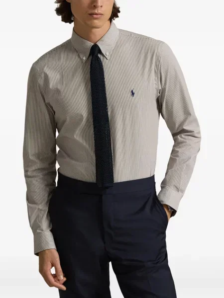 Șapcă Polo Ralph Lauren cu broderie din țesătură twill în carouri albastru