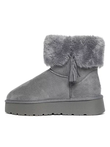 Island Boot Kozačky CINNAMON' šedá