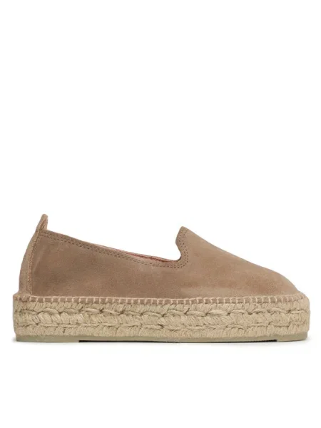 Manebi Еспадрили Double Sole Espadrilles W D0 бежов