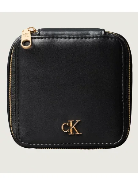 Műbőr kozmetikai táska Calvin Klein fekete
