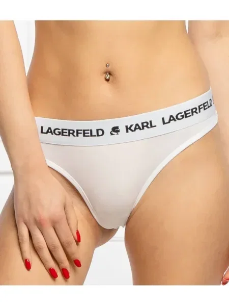 Karl Lagerfeld Tanga alb