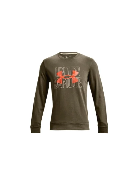 Froté mikina Under Armour hnedá