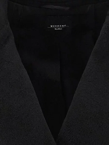 Cu centură palton Max Mara negru