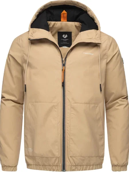 Ragwear Geacă de primăvară-toamnă Windeyer nisipiu negru