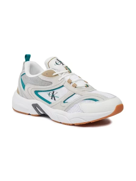 Sneakersy Calvin Klein skórzane retro