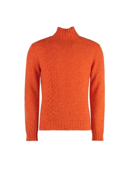 Golf golf Malo z kaszmiru pomarańczowy