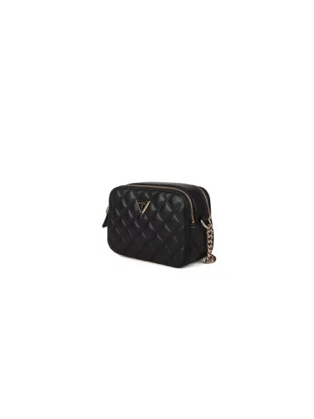 Torebka crossbody Guess skórzana czarna