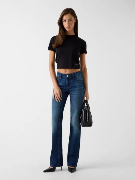 Guess Blugi Flared Fit albastru