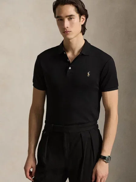 Polo Ralph Lauren Pánske polo tričko čierna