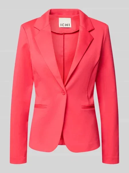 Żakiet o kroju regular fit z dodatkiem model ‘Kate’ Ichi różowa