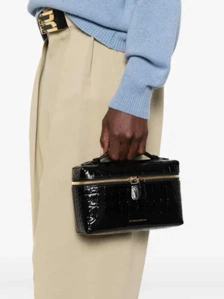 Geantă shopper Victoria Beckham negru