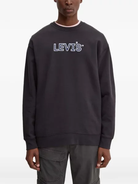 Scurt reversibil tricou Levi's® cu imagine negru