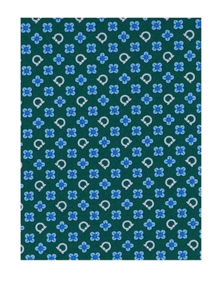 Kravata Ferragamo zelená