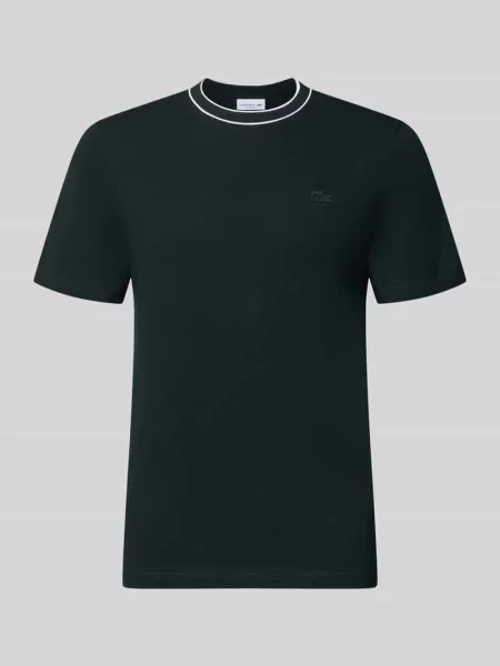 T-shirt o kroju regular fit z mieszanki bawełny Lacoste