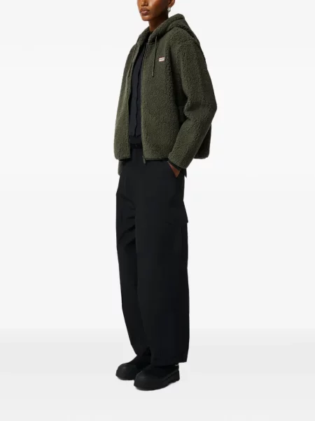 Hanorac cu glugă Hunter din fleece verde