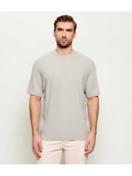 BOSS ORANGE De in pulover Kajordino | Relaxed fit gri