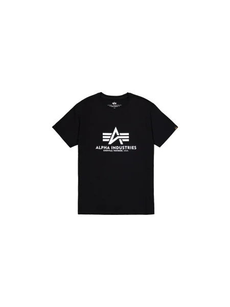 ALPHA INDUSTRIES Tricou / alb negru