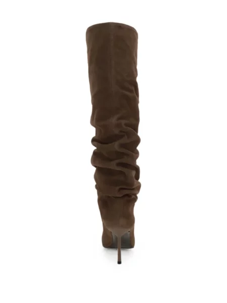 Botine Le Silla cu volane maro