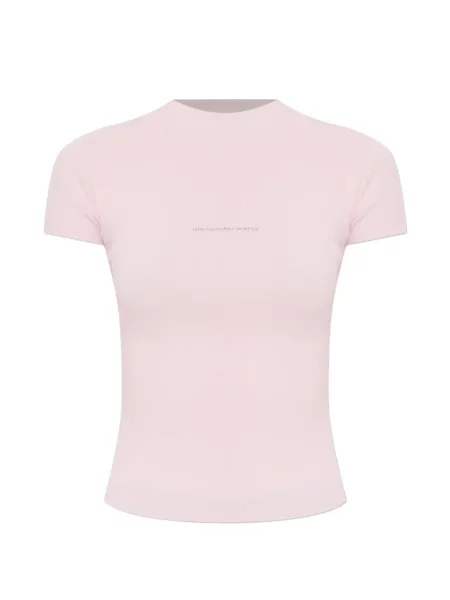 Top Alexander Wang cu nervuri roz