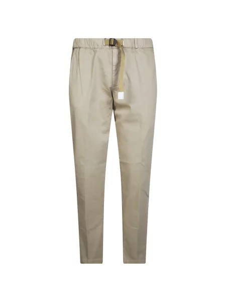 Cu centură pantaloni White Sand alb