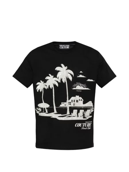 Koszulka Versace Jeans Couture czarna