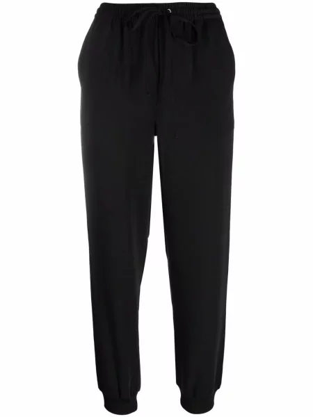 Pantaloni Lauren Ralph Lauren conici negru
