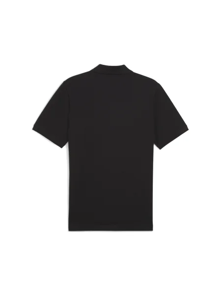 Puma Tricou polo Essentials Negru alb
