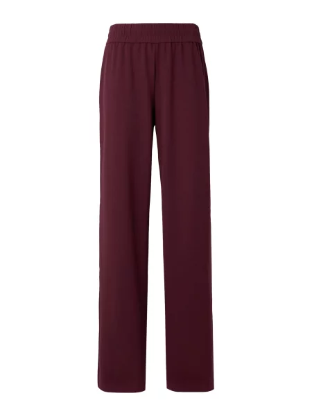 Only Tall Pantaloni ONLEVI burgundy roșu