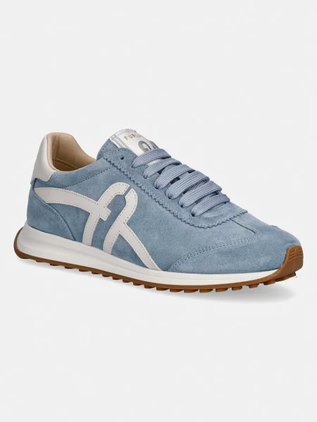 Furla Retro sneakers pentru femei din piele întoarsă albastru