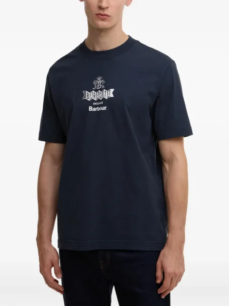 Tricou Barbour scurt albastru