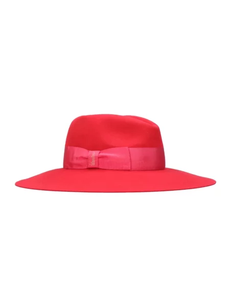 Czapka Borsalino filcowa czerwona