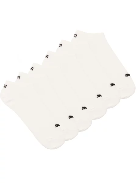 Nogavice Puma SNEAKER PLAIN ECOM Pack de 6 bela