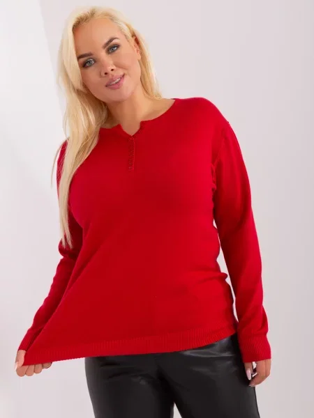 Pulover Fashionhunters roșu