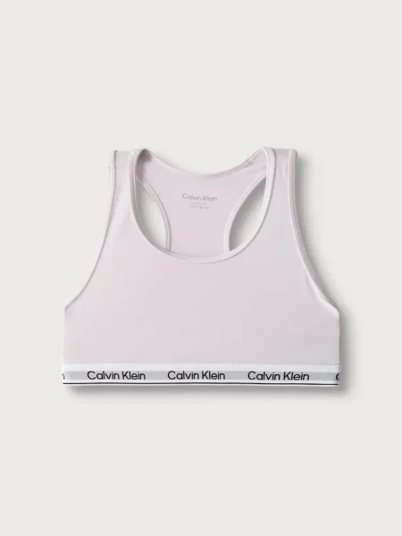 Calvin Klein Underwear podprsenka detská s elastanom fialová
