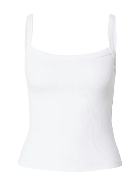 Top Abercrombie & Fitch bílý
